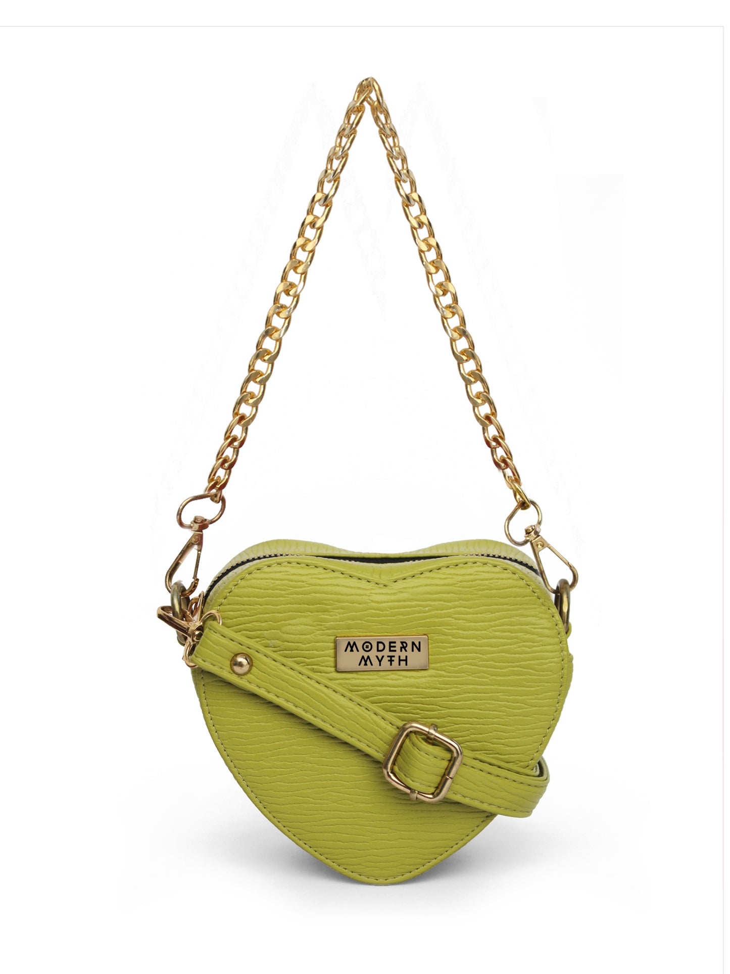 Lovestruck Heart Shaped Green Mini Bag