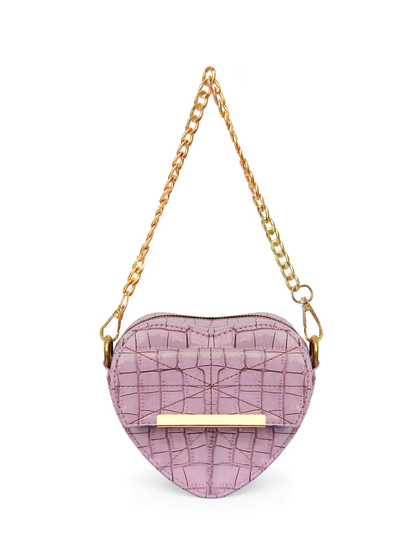 Lovestruck Heart Shaped Lilac Mini Bag