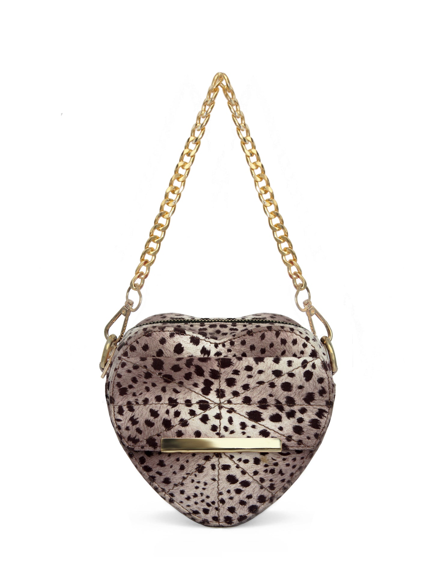 Lovestruck Heart Shaped Spotted Mini Bag