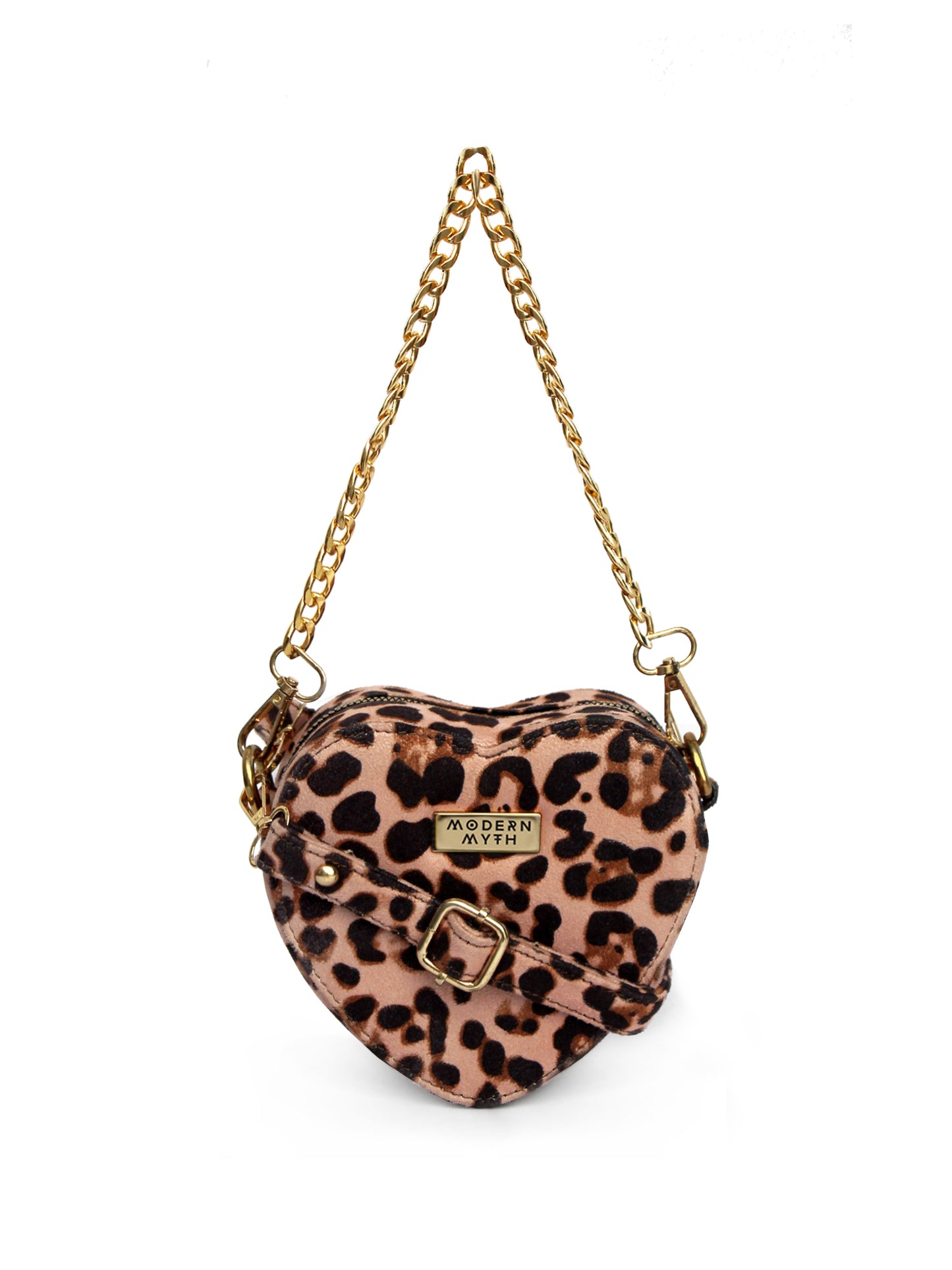 Lovestruck Heart Shaped Cheetah Mini Bag