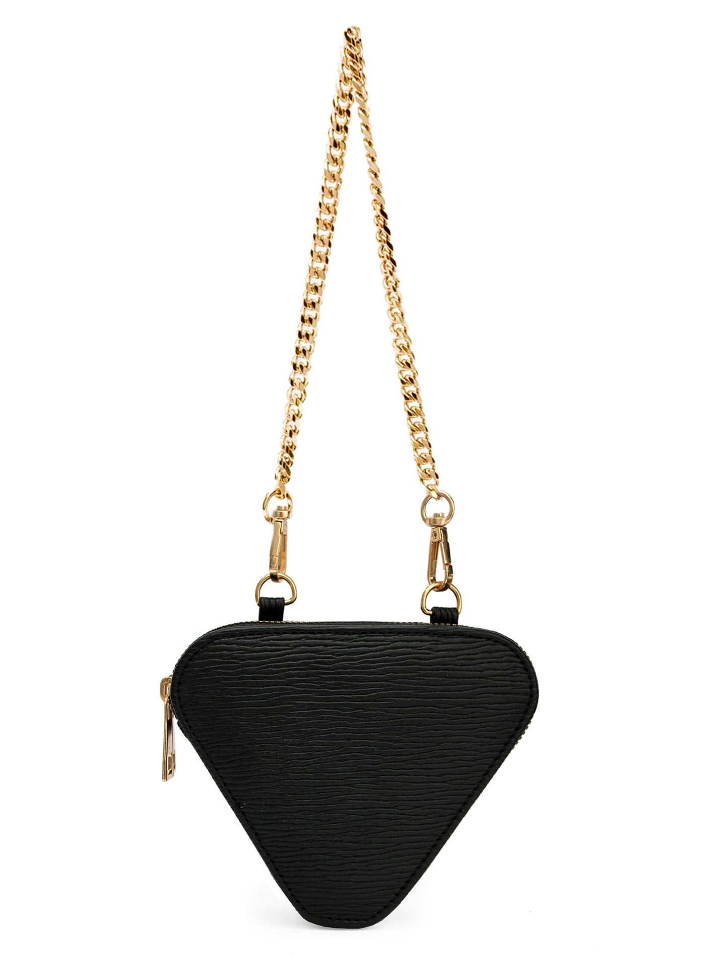 Trio Black Mini Triangle Bag | Modern Myth