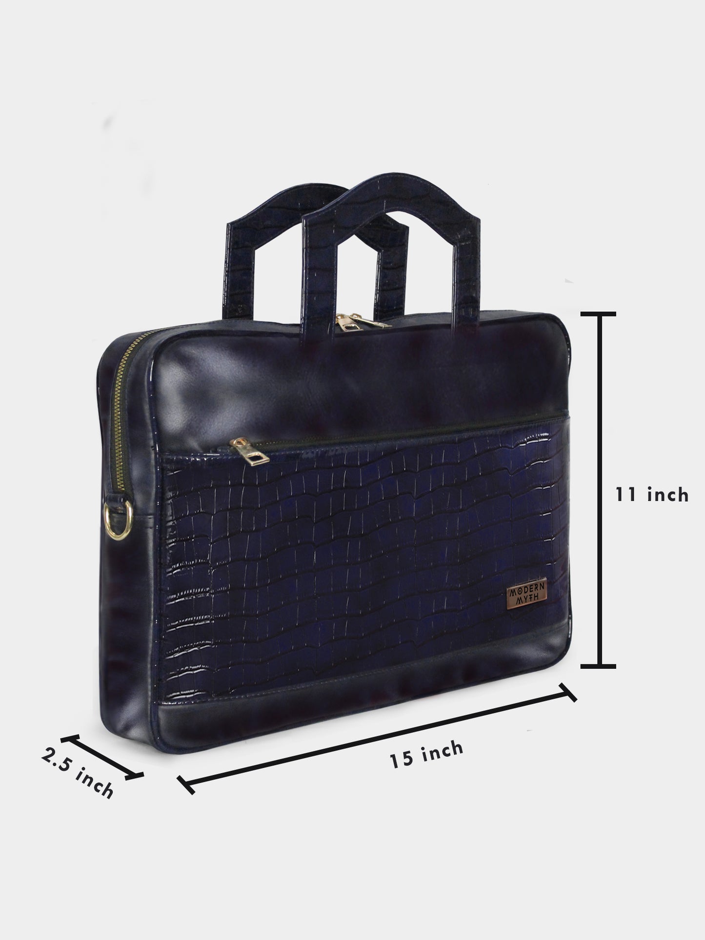 Zoe Blue 15" Laptop cum Travel Briefcase Bag | Modern Myth