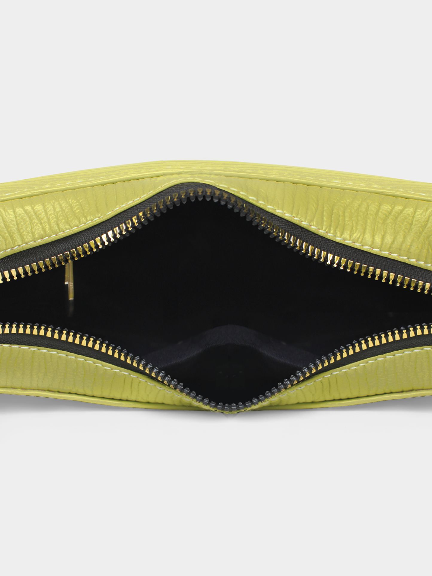 MUSE Lime Green Ribbed Box Shaped Shoulder Bag | Modern Myth