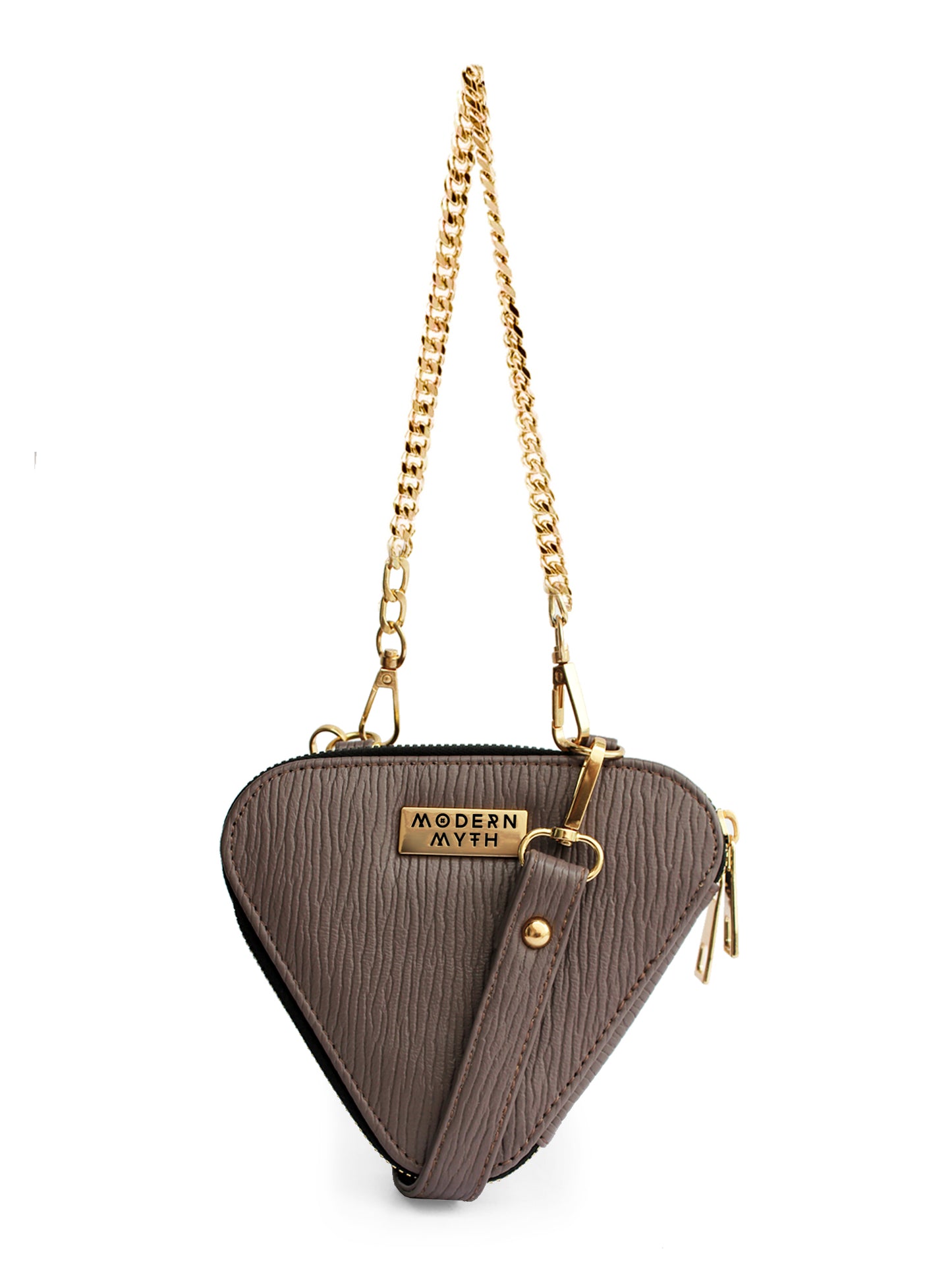 Trio Grey Mini Triangle Bag | Modern Myth