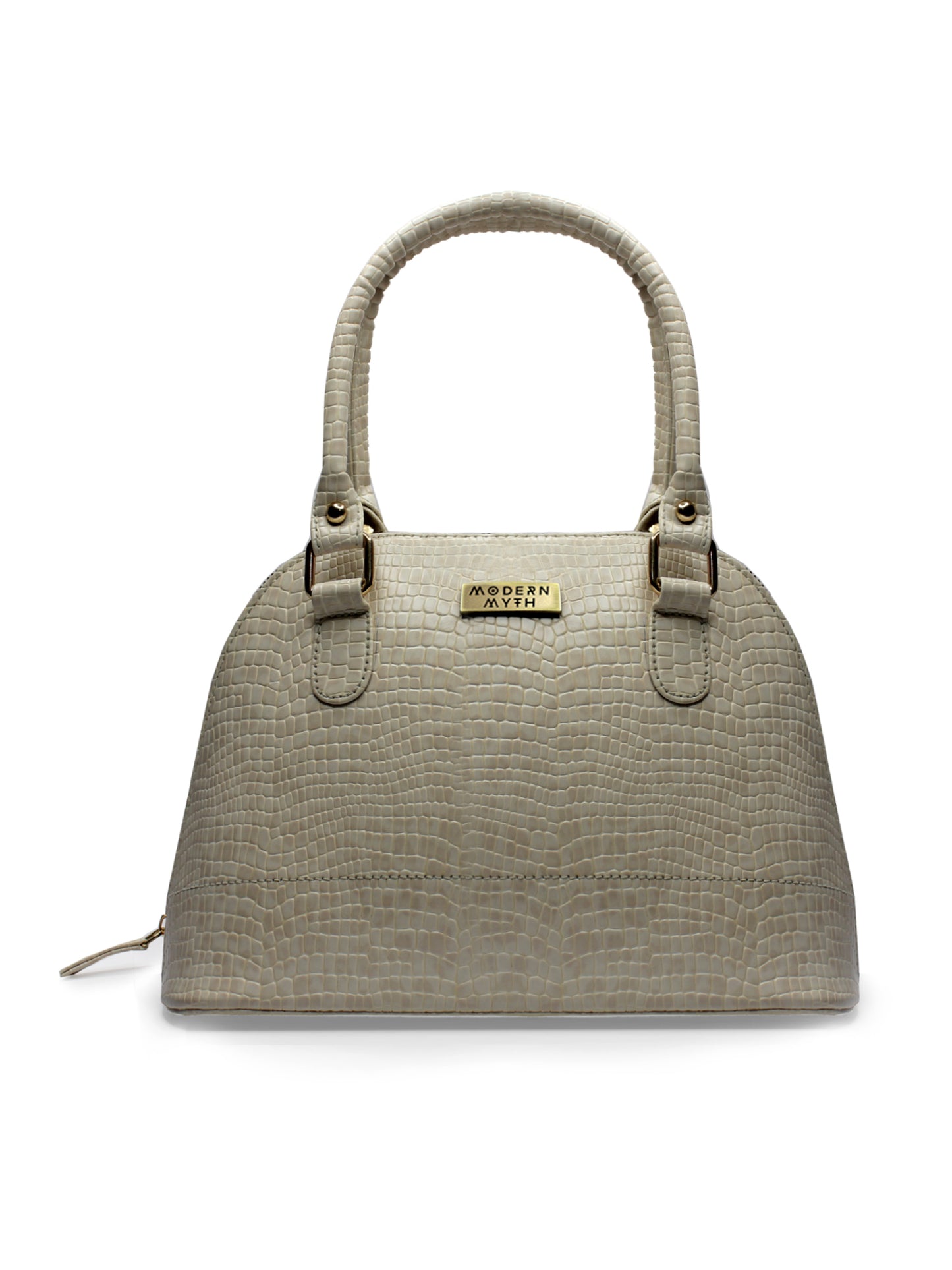 Senora Beige Faux Leather Women Handbag | Modern Myth