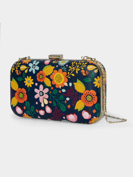 Boho Orchard Floral Printed Clutch | Modern Myth