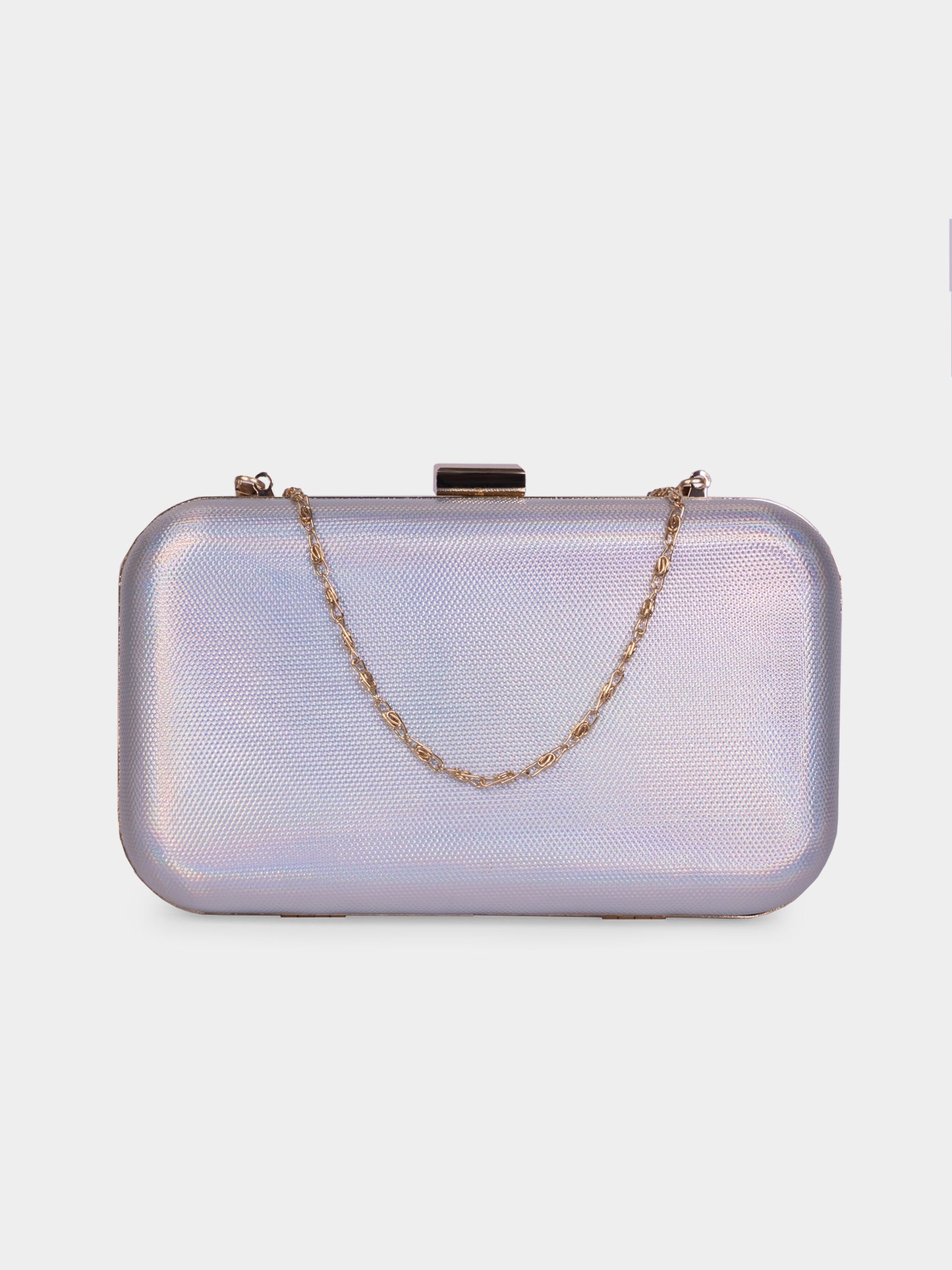Light Wave Holographic Modern Party Clutch | Modern Myth