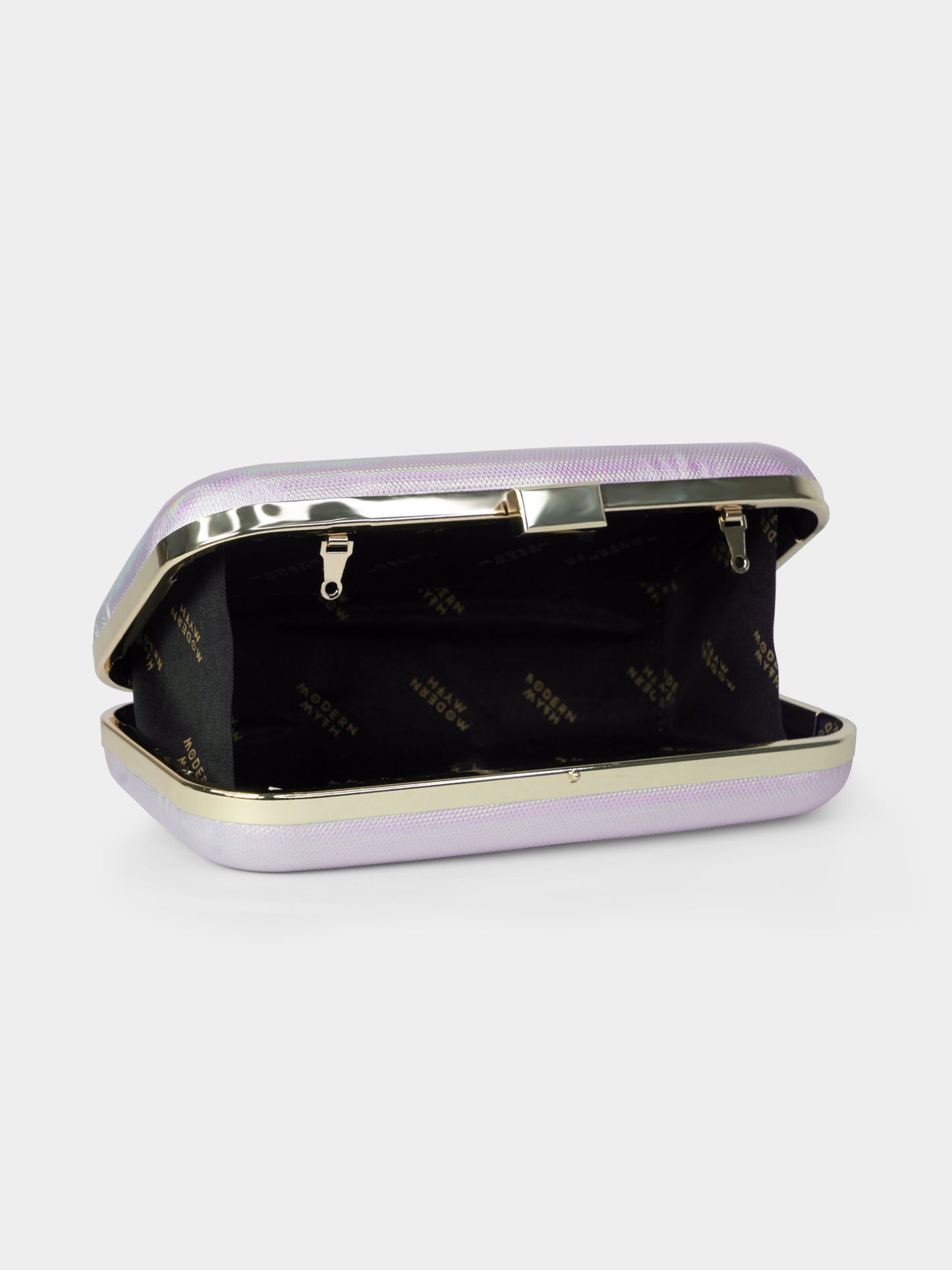 Light Wave Holographic Modern Party Clutch | Modern Myth