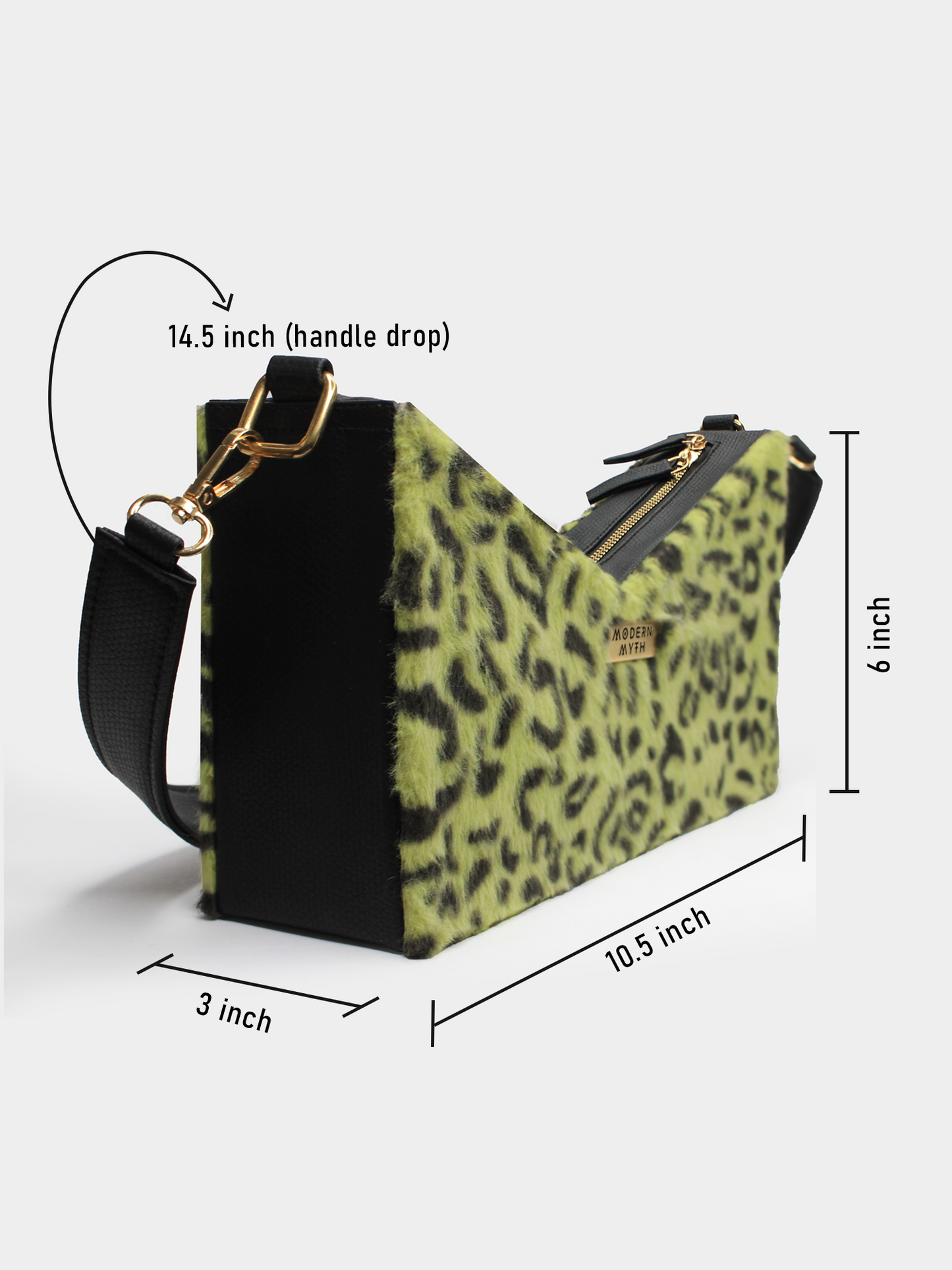 FURBABY Animal Print Faux Fur Box Shaped Shoulder Bag | Modern Myth