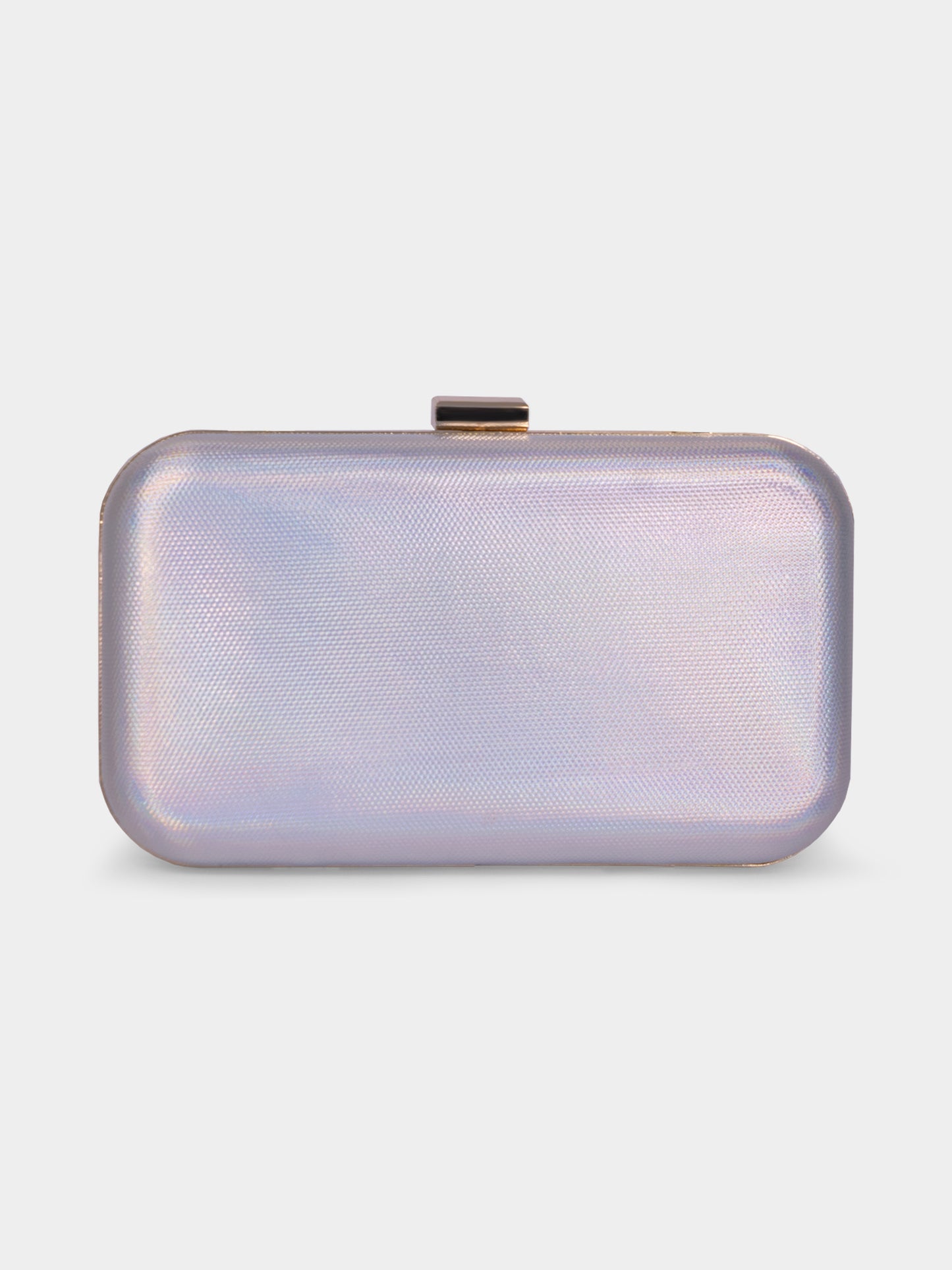Light Wave Holographic Modern Party Clutch | Modern Myth