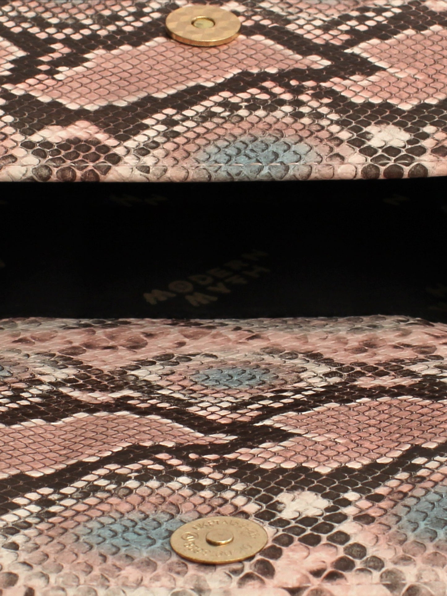 Nano Pink Snake Print Mini Box Bag | Modern Myth