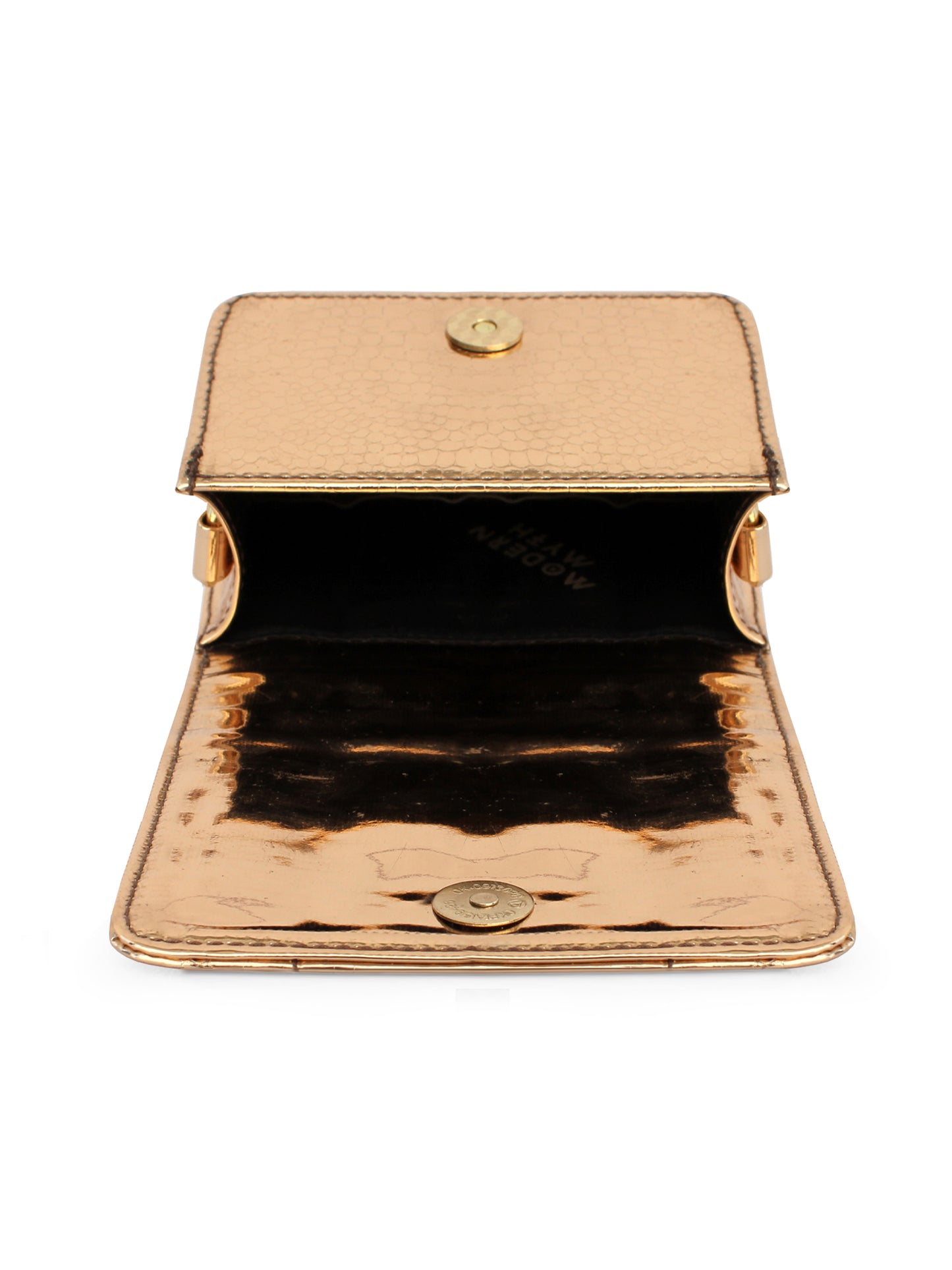 Nano Gold Mini Box Bag | Modern Myth