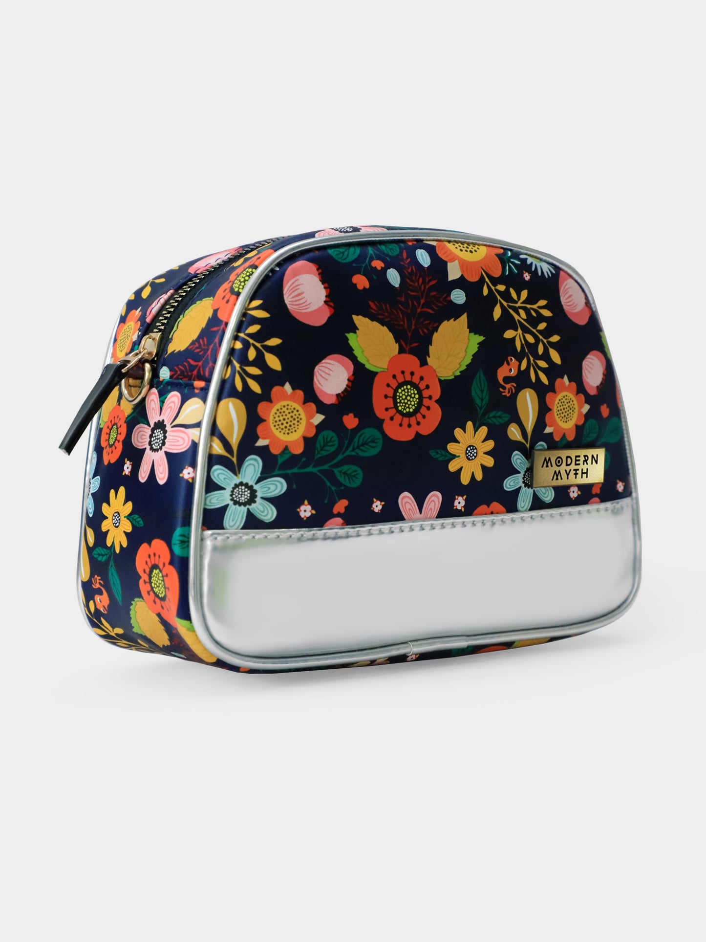 Blue & Silver Midnight Jungle Dome Crossbody Bag | Modern Myth