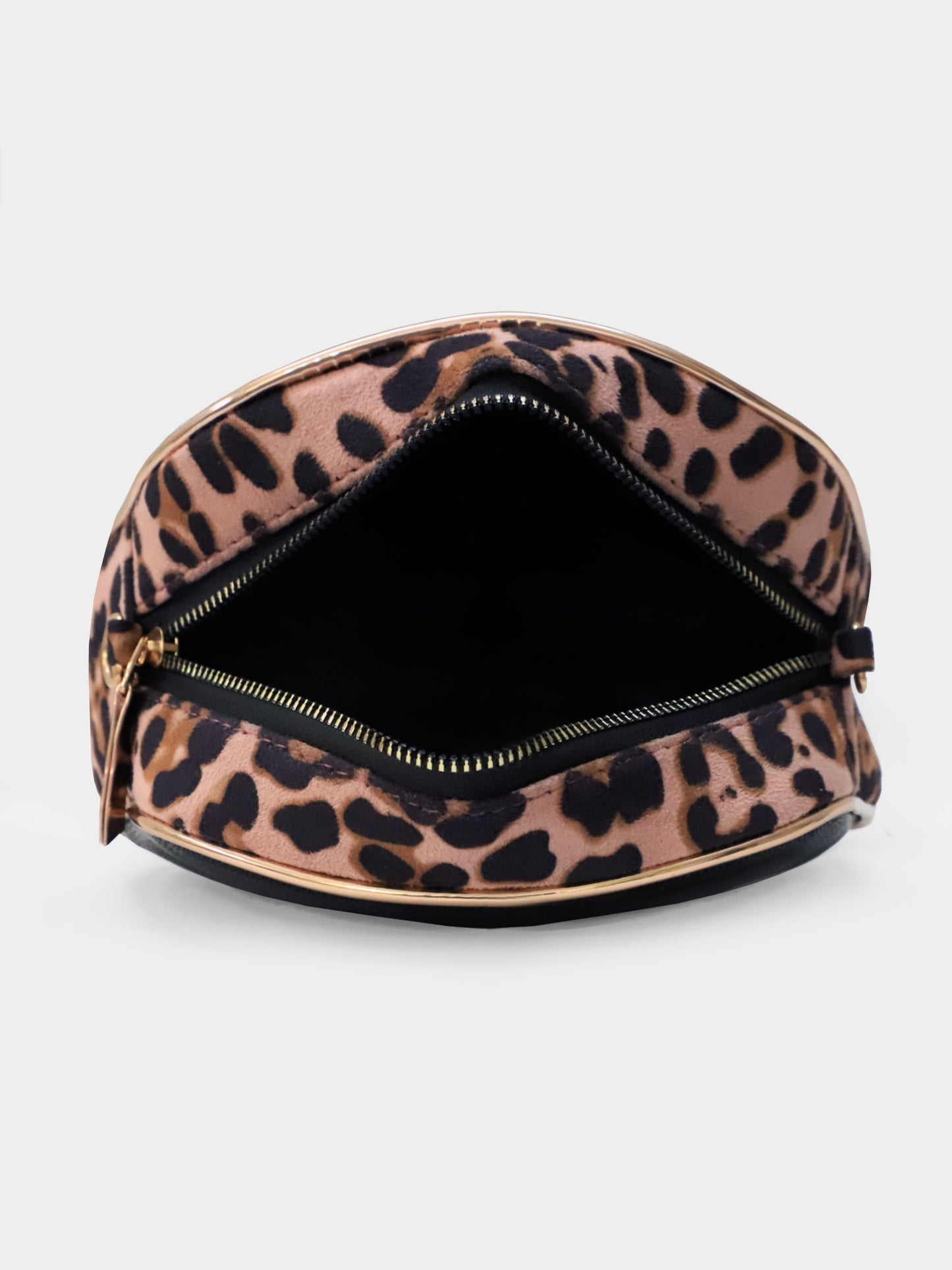 Pink & Rosegold Leopard Dome Crossbody Bag | Modern Myth
