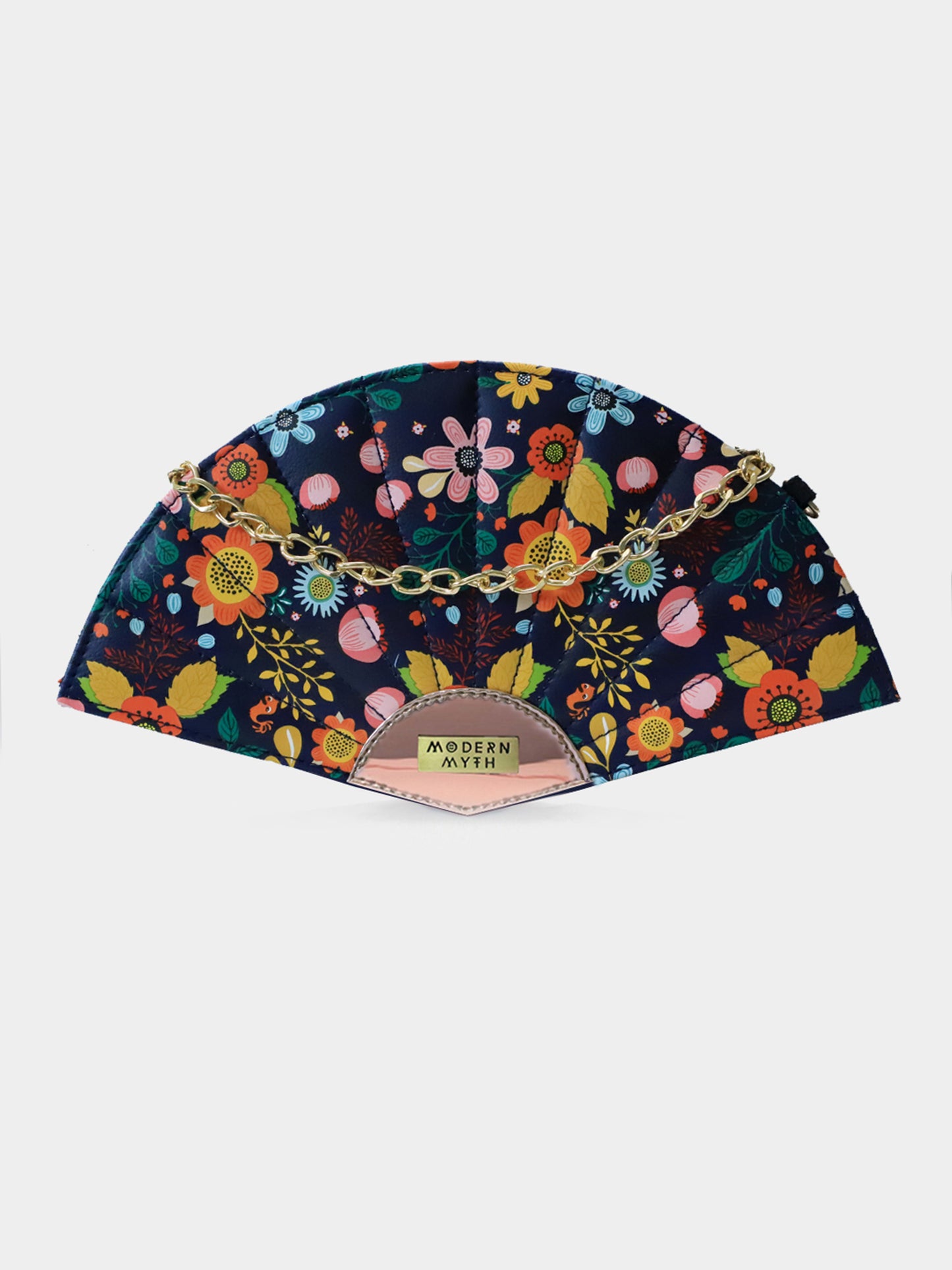 Floral Paradise Rosegold Print Fan Bag | Modern Myth