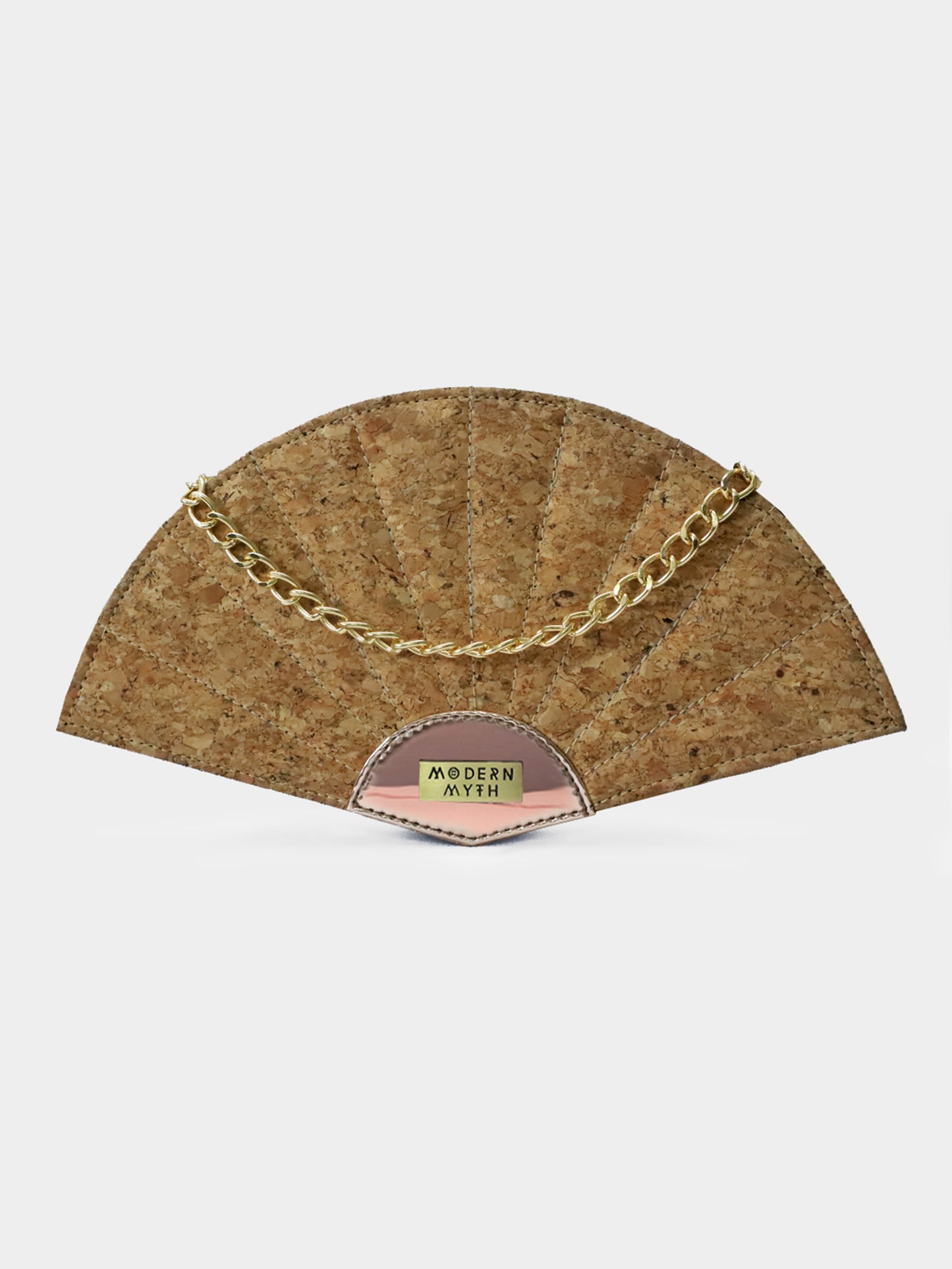 Sustainable Cork & Rosegold Fan Bag | Modern Myth