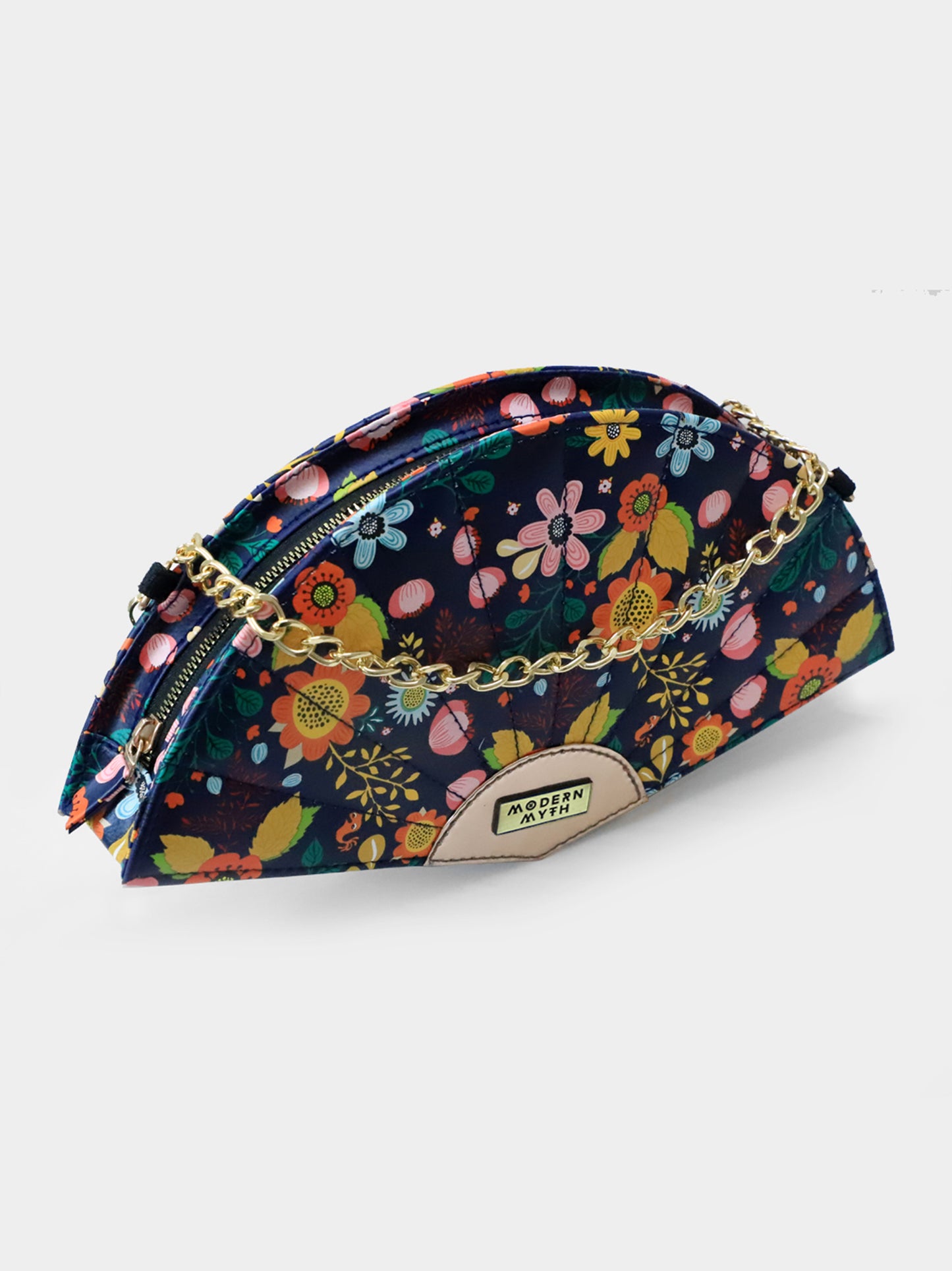 Floral Paradise Rosegold Print Fan Bag | Modern Myth
