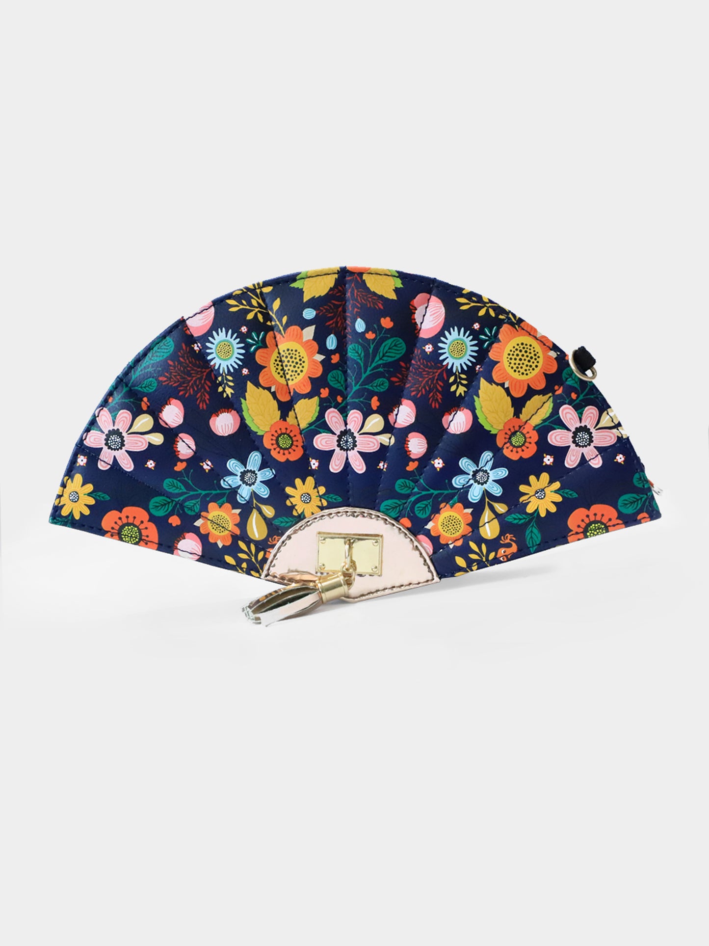 Floral Paradise Rosegold Print Fan Bag | Modern Myth