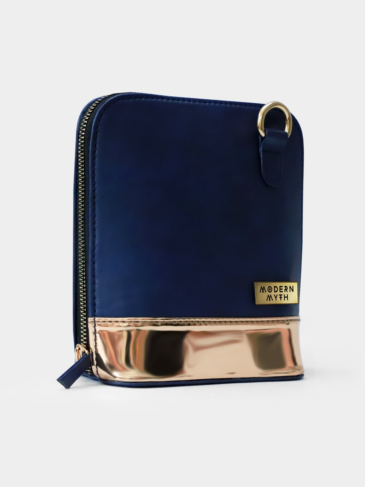 Caravan Blue & Rosegold Crossbody Bag | Modern Myth