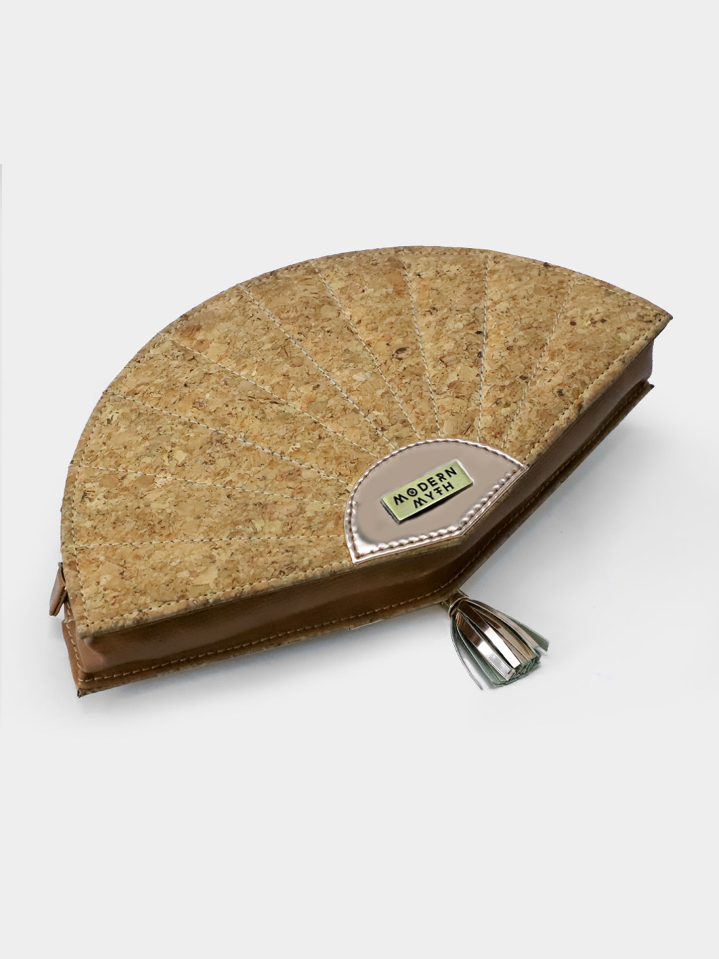 Sustainable Cork & Rosegold Fan Bag | Modern Myth
