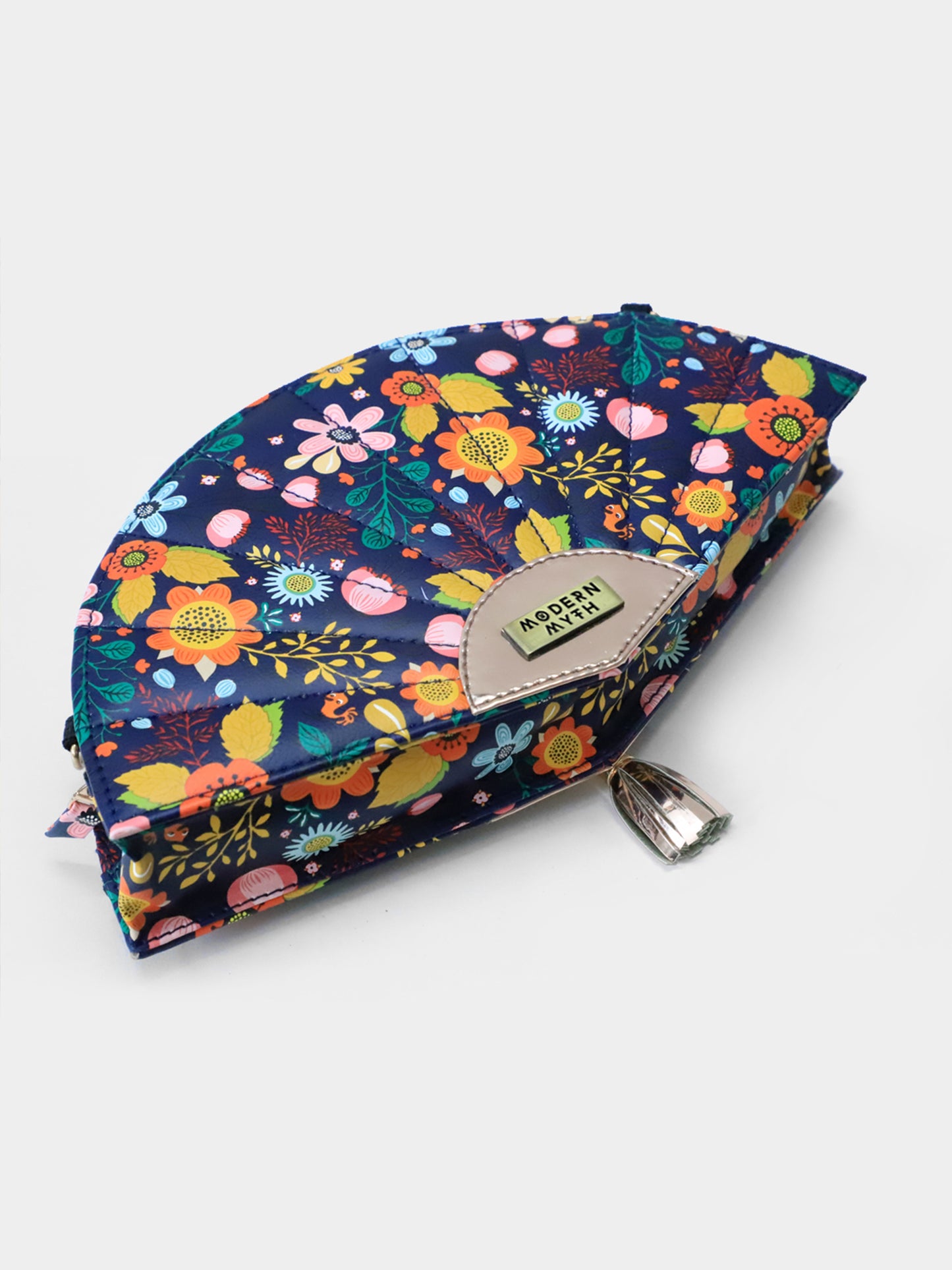 Floral Paradise Rosegold Print Fan Bag | Modern Myth