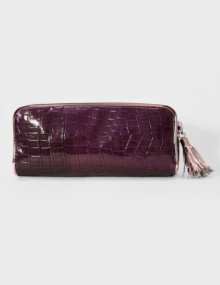 Purple & Rosegold Secret Admirer makeup pouch | Modern Myth