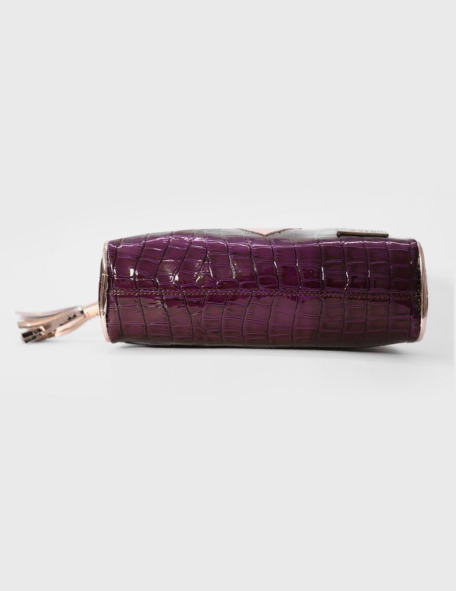 Purple & Rosegold Secret Admirer makeup pouch | Modern Myth