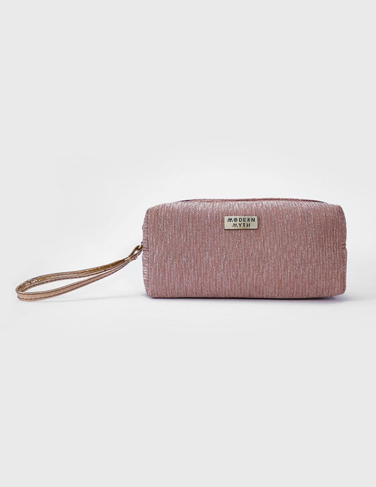 Regal Stripes Pleated Multi-Purpose Makeup Pouch | Modern Myth