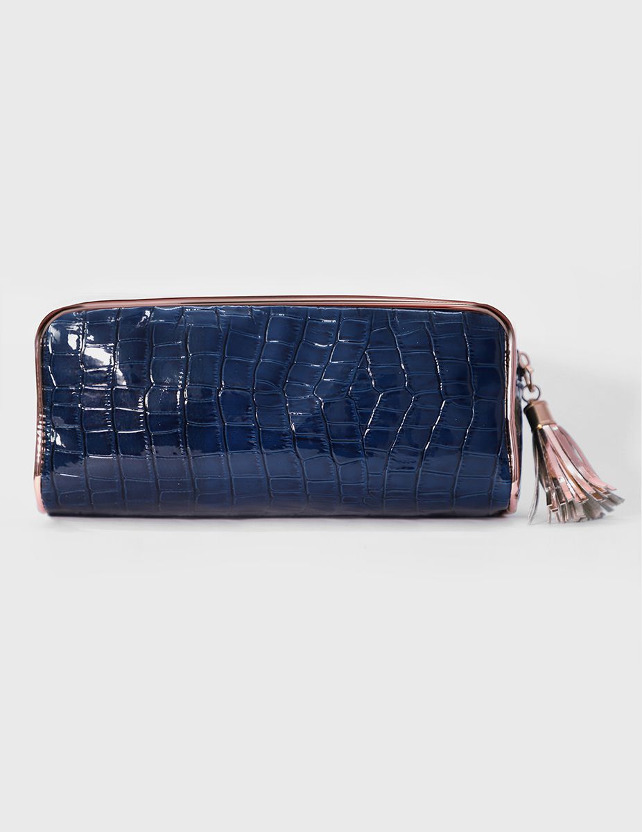 Heart It! Rosegold Croco Makeup Pouch | Modern Myth