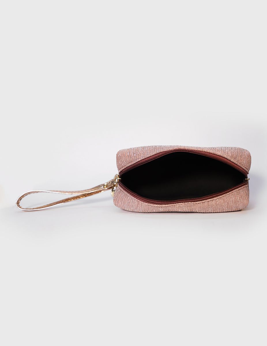 Regal Stripes Pleated Multi-Purpose Makeup Pouch | Modern Myth