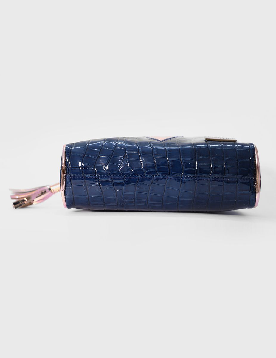 Heart It! Rosegold Croco Makeup Pouch | Modern Myth